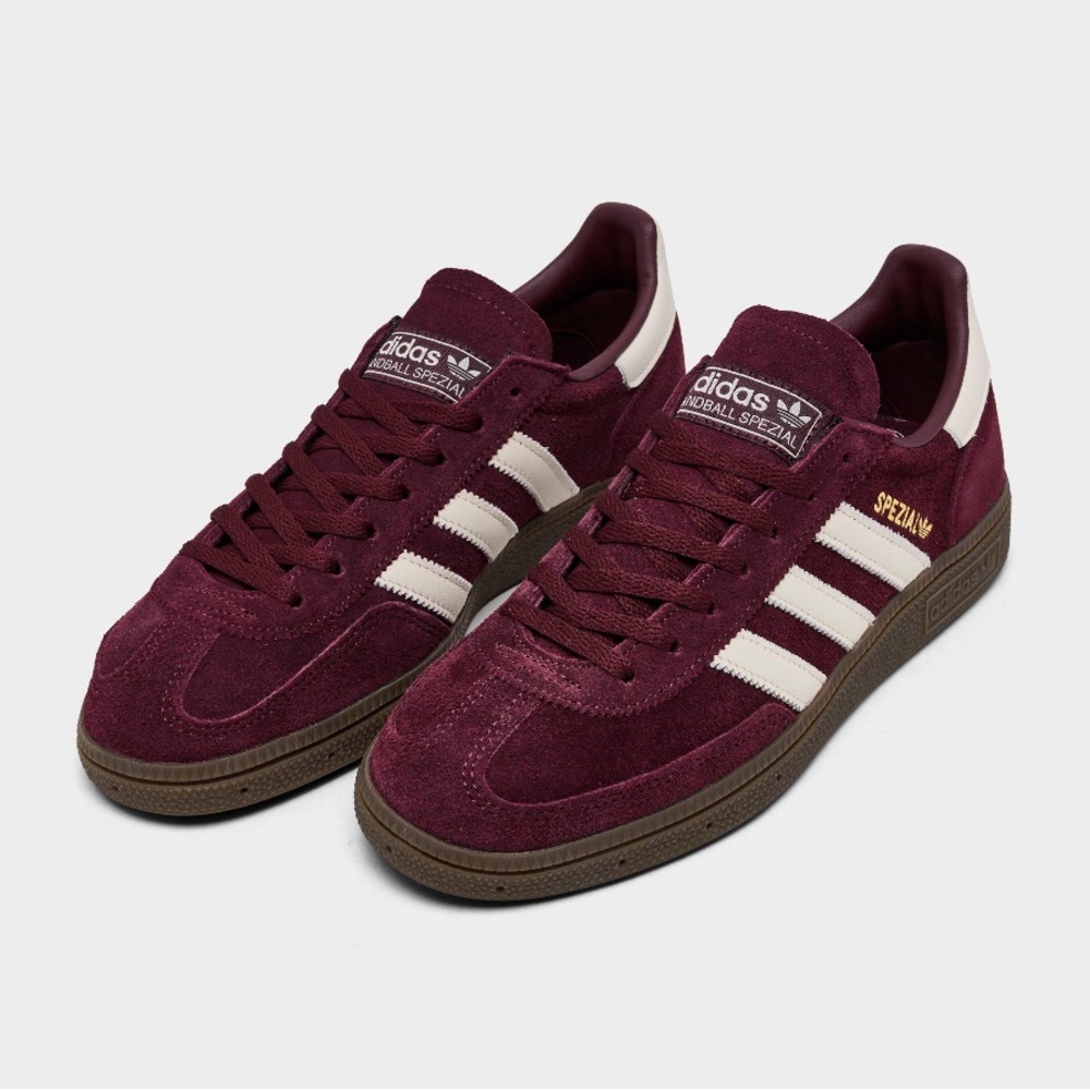 adidas Maroon and White Sneakers